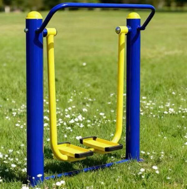 4df6a5d2f6347fdffa50ca361e5860ef New Single-Person Outdoor Fitness Equipment Ground Mounted Space Walker - Outdoor Sports Equipment, No Installation Required